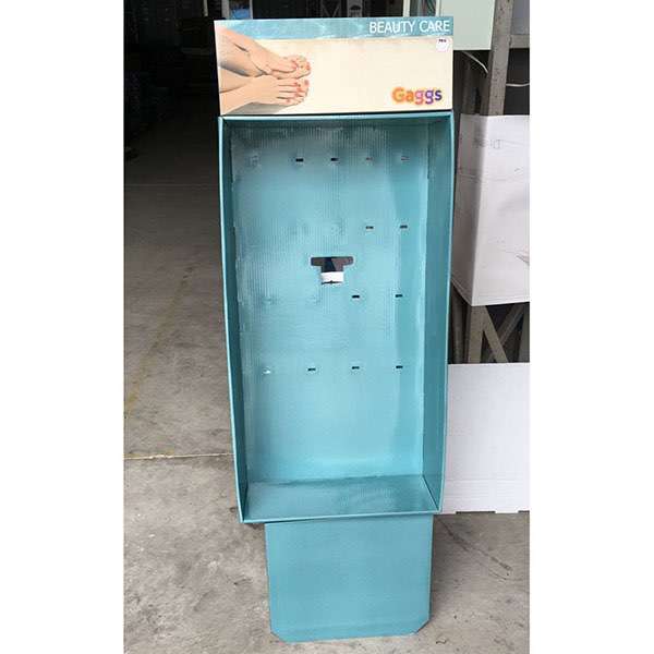 Eye Catching Cardboard Floor Display With Customized Design,Cardboard Hook Display Stand   HLD-YPZ069