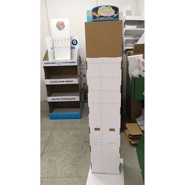 OEM Mobile Phone Case Accessories Cardboard POS Display Stand With Hooks   HLD-YPZ070