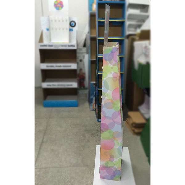 OEM Mobile Phone Case Accessories Cardboard POS Display Stand With Hooks   HLD-YPZ070
