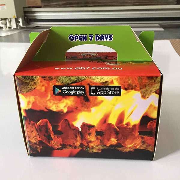 Custom Cardboard Pop Up Fast Food Counter Top Displays Racks PDQ Box    HLD-YPZ076