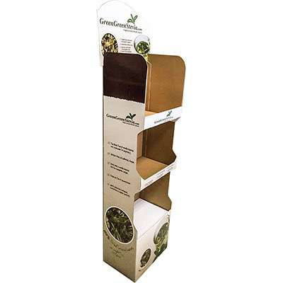 New Design Corrugated Cardboard Shelf Display   HLD-YPZ083