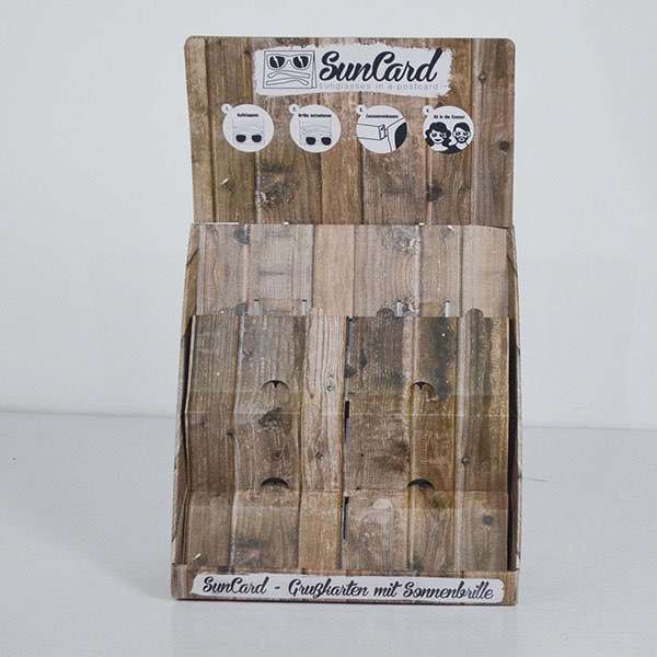  Holidaypac - Pop Custom Printing Cardboard Greeting Card Counter Top Display PDQ HLD-YPZ096