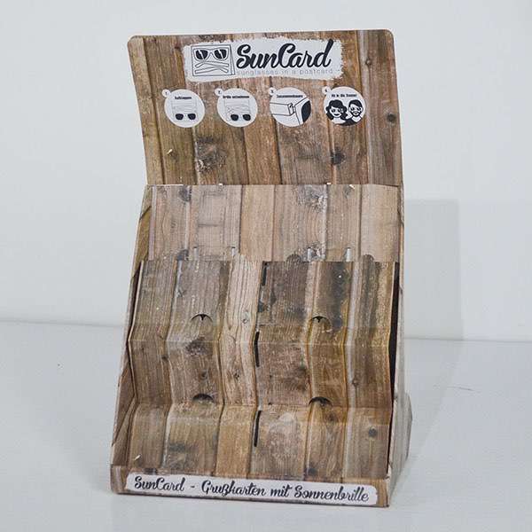  Holidaypac - Pop Custom Printing Cardboard Greeting Card Counter Top Display PDQ HLD-YPZ096