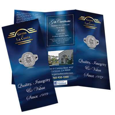 Custom Brochure Printing HLD-B002