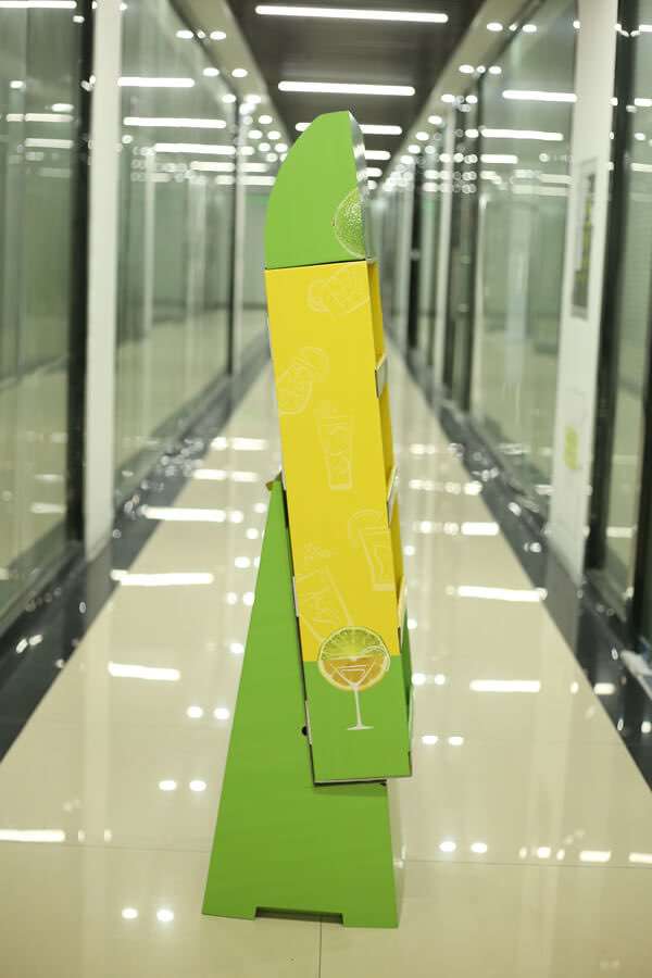 Cardboard Displays/ Display Cardboard Display New Design Cardboard Floor Stand Displays/ Display Rack For Bag HLD-JD24