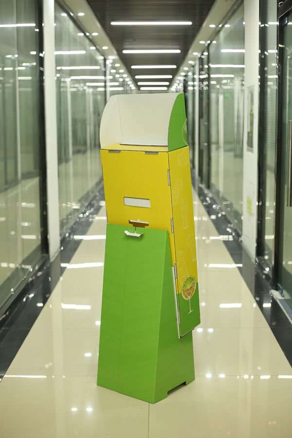 Cardboard Displays/ Display Cardboard Display New Design Cardboard Floor Stand Displays/ Display Rack For Bag HLD-JD24