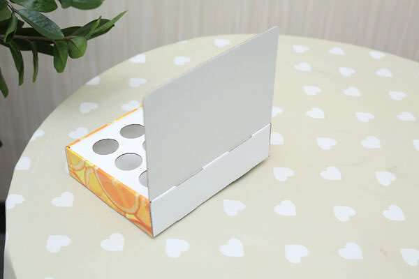 Cardboard Bottle Counter Display/Custom Display Stand For Cell Phone Accessories Wall Charger Display Counter HLD_C801