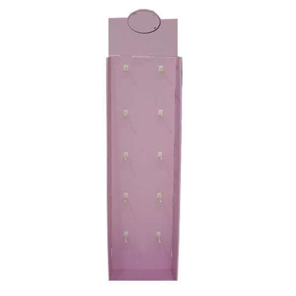 Retail Sock Hang Package Hook Display Cardboard Floor Stand Cardboard Display Stands With Hooks HLD-F902 - Holidaypac