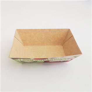 Clearance Sale Environmentally Friendly PP Material Kraft Paper Food Box For Hamburger HLD KF007