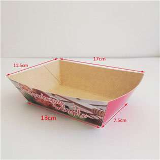 Clearance Sale Environmentally Friendly PP Material Kraft Paper Food Box For Hamburger HLD KF007