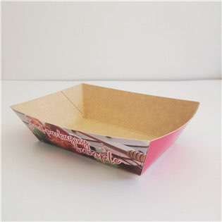 Clearance Sale Environmentally Friendly PP Material Kraft Paper Food Box For Hamburger HLD KF007