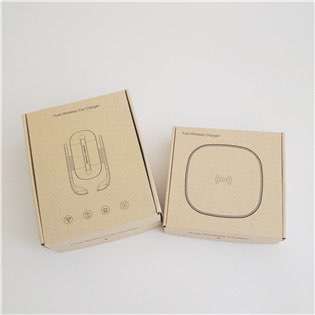 Eco-friendly Brown Car Charger Packaging Kraft Box