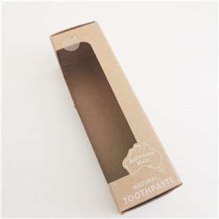 Available Exquisite Fashion Style White Kraft Eco Box Packing Toothbrush K011