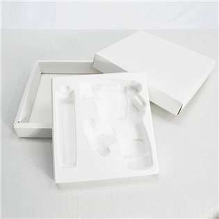 Eco-friendly Molded Color Pulp Tray Sugarcane Bagasse Electronics Tray Packaging HLD-P010