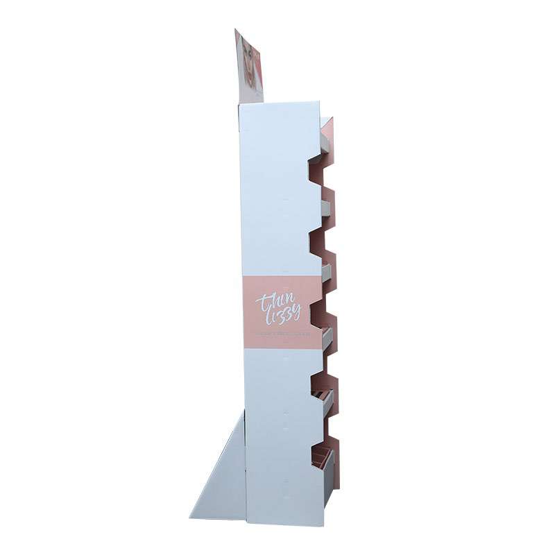 Shop Promotion Cardboard Floor Standing Pop Up Display Rack