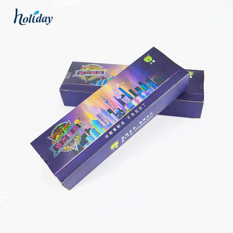 Luxury custom logo print eco friendly wholesale cardboard gift pack with window insert cosmetic perfume cigarette packaging box