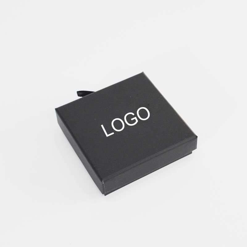 Customize the logo black craft  ring necklace bracelet watches cuff link paper jewelry gift  packaging box