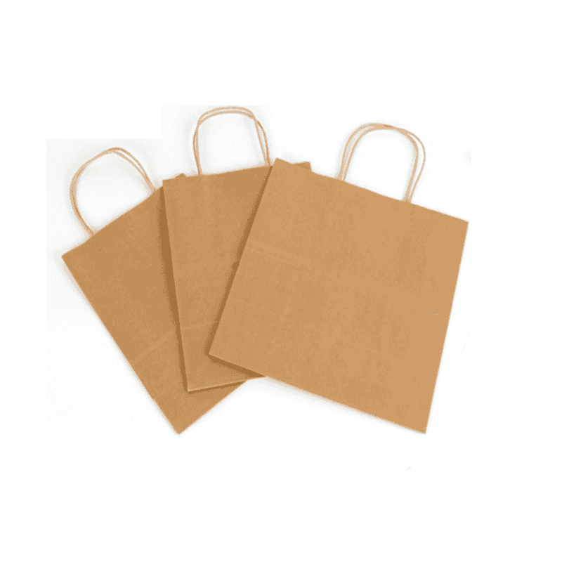 Holiday Portables Eco Friendly Candy Coffee Drinks Milks Food with your own logo Kraft Paper Bag