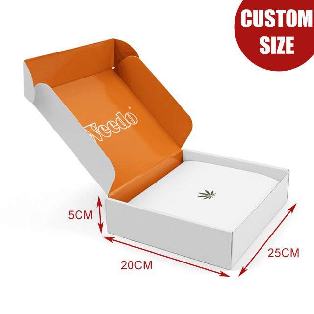 Custom Printed Eco Friendly Corrugated Shipping Carton Packaging Box Clear Kraft Clothing Shoe Mailer Packing Gift Paper Box