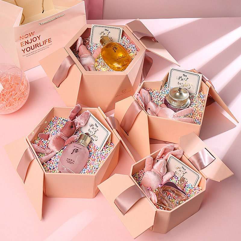 Wholesale Spot Goods Lipstick Perfume Cosmetics Luxury Packaging Box Wedding Birthday Party Paper Gift Box