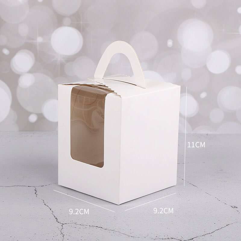 Wholesale Luxury Eco Friendly Packaging Kraft Paper Box For Bakery Dessert Cake Boxes