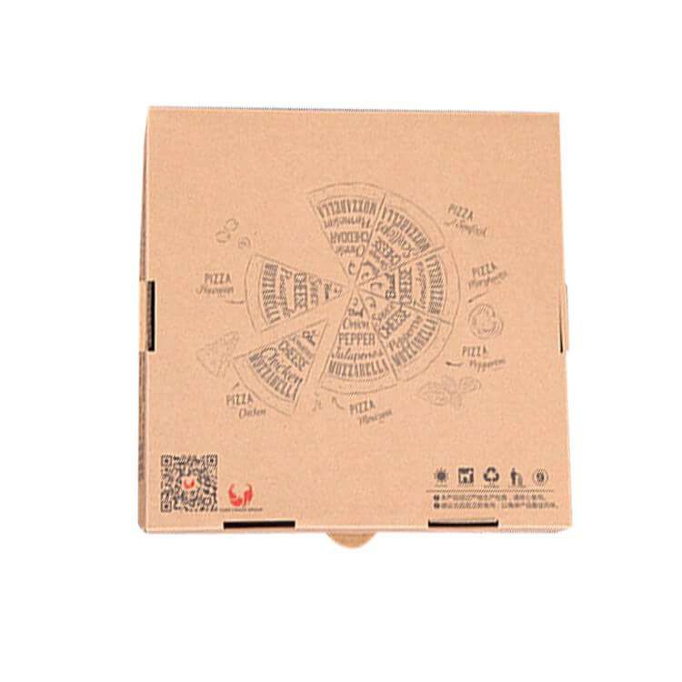 Custom Wholesale Pizza Packaging Paper Corrugated Cardboard Pizza Box