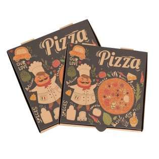 Custom Wholesale Pizza Packaging Paper Corrugated Cardboard Pizza Box