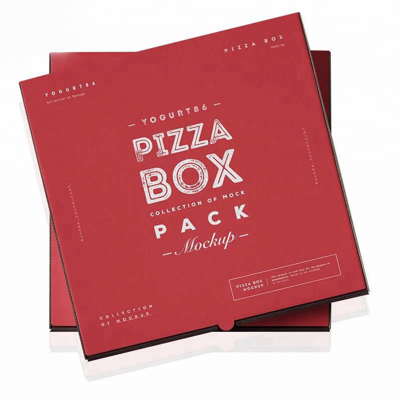 Wholesale Custom Logo Portable Reusable Corrugated Delivery Pizza Box