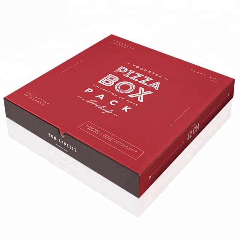 Wholesale Custom Logo Portable Reusable Corrugated Delivery Pizza Box