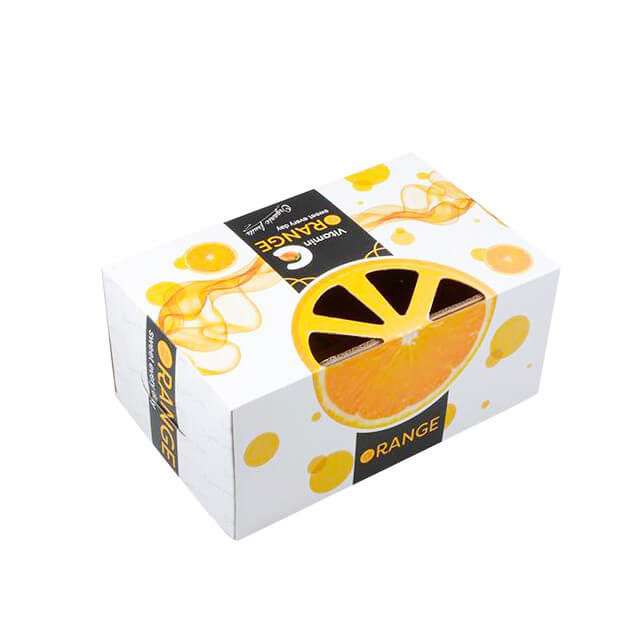 Custom Printing Corrugated cardboard orange fruit packaging boxes