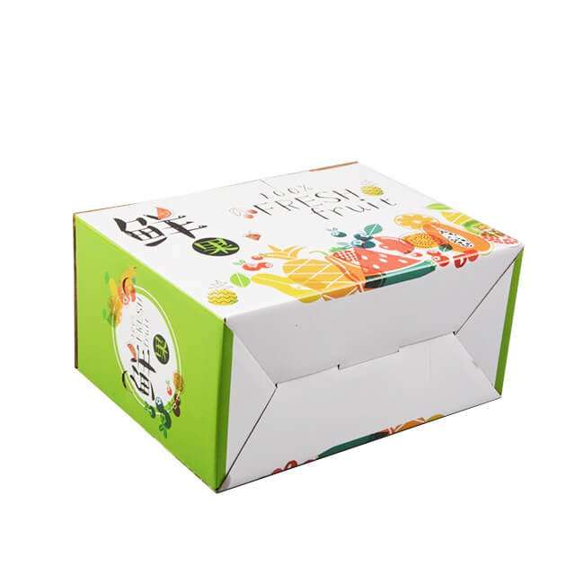 Custom printed corrugated board carton box fruit packaging cardboard boxes