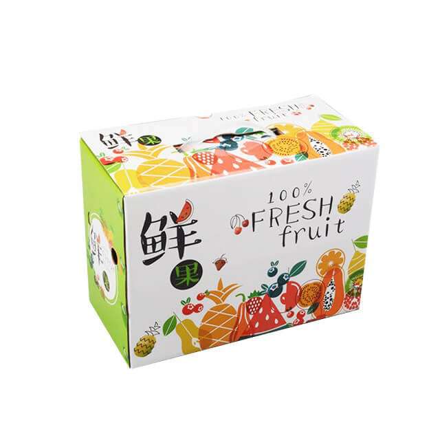 Custom printed corrugated board carton box fruit packaging cardboard boxes