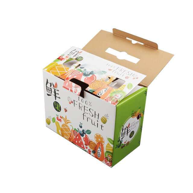 Custom printed corrugated board carton box fruit packaging cardboard boxes