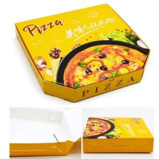 Hot style popular pizza box manufacturers customized food grade pizza take-out box