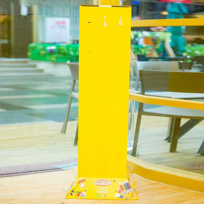 Customized Cardboard Floor Display Stand For Mobile Accessories Supermarket Promotion