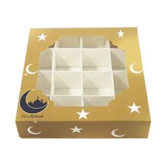 Wholesale Festival Gift Box Candy Chocolate Pastry 16 Grid Gift Box With Window