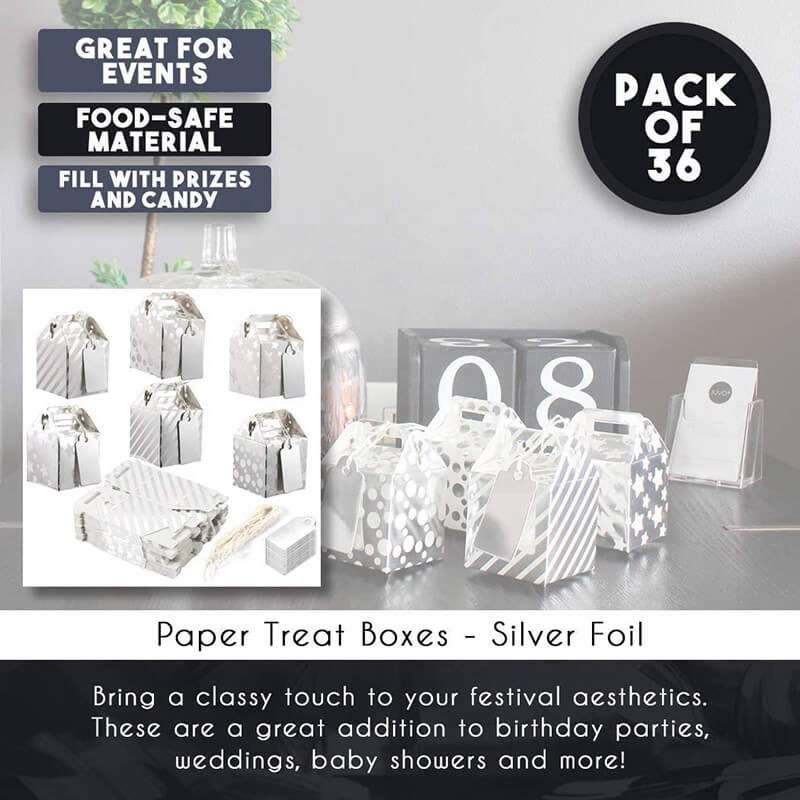 Whole Originality Foil Paper Treat Boxes Wedding Birthday Partiy Easter Bunny and Eggs Basket Containers Candy Cookie Boxes