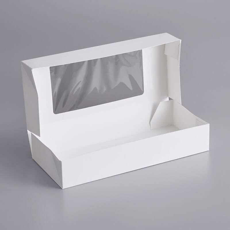 Custom White Window Cookie Bakery Box Wholesale