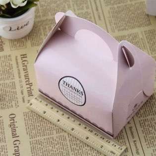 Wholesale Portable Handle Bakery Cake Boxes Mousse Cookies Pastry Packaging Boxes