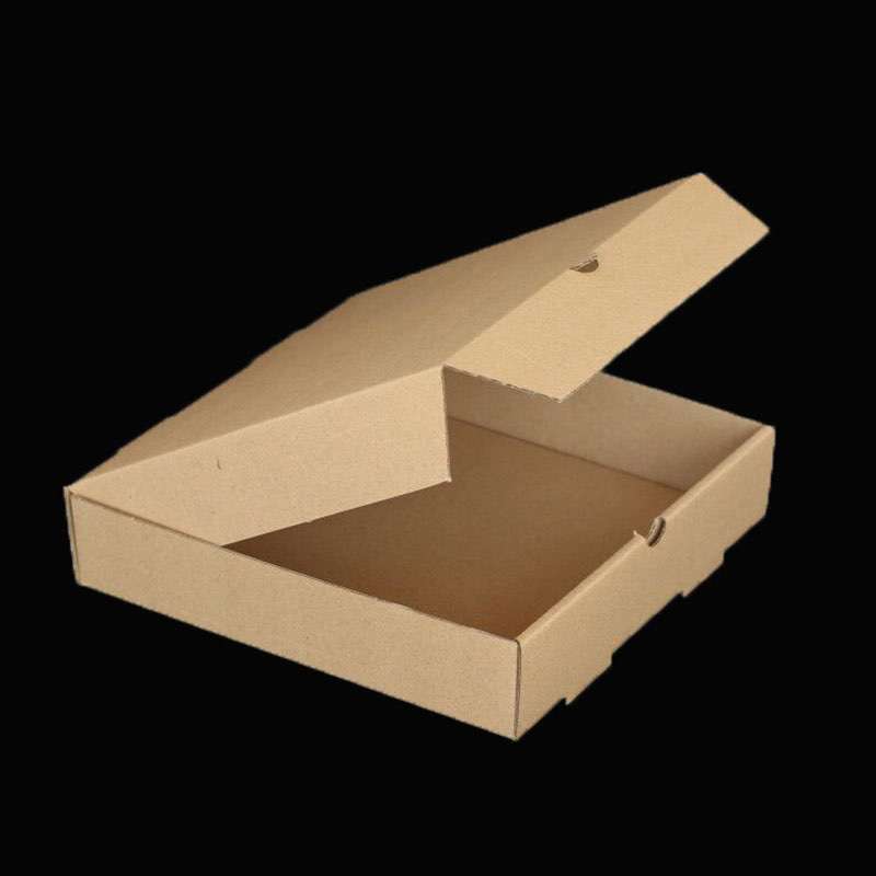 Wholesale Pizza Boxes 6/7/8/9/10/11/12/13/16/18Inch Kraft Paper Pizza Delivery Packing Box of Custom