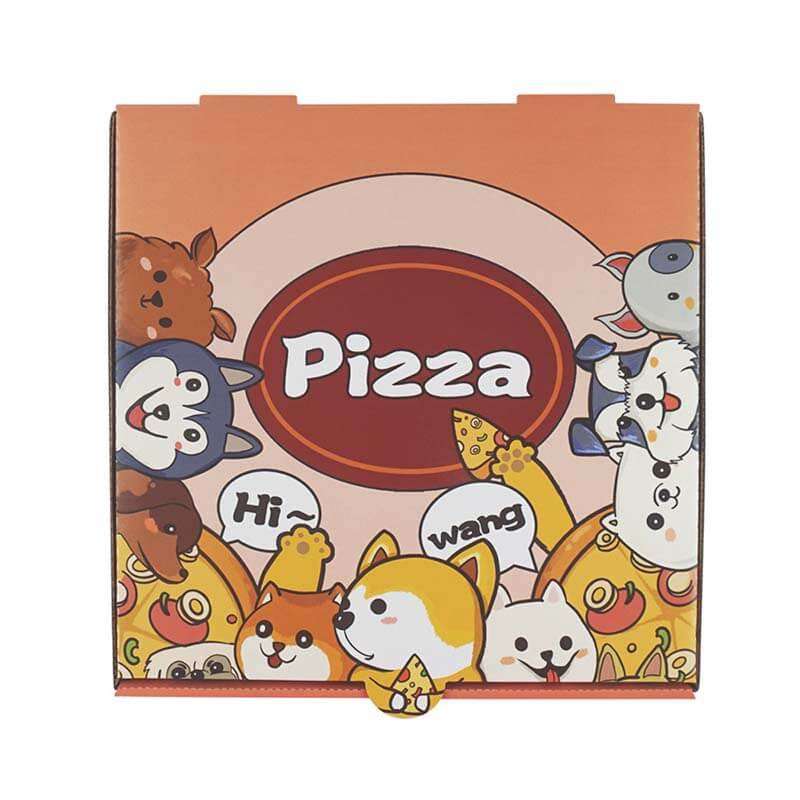 Wholesale Pizza Packaging boxes Disposable 7/8/9/10/12Inch Custom Printed Pizza Boxes