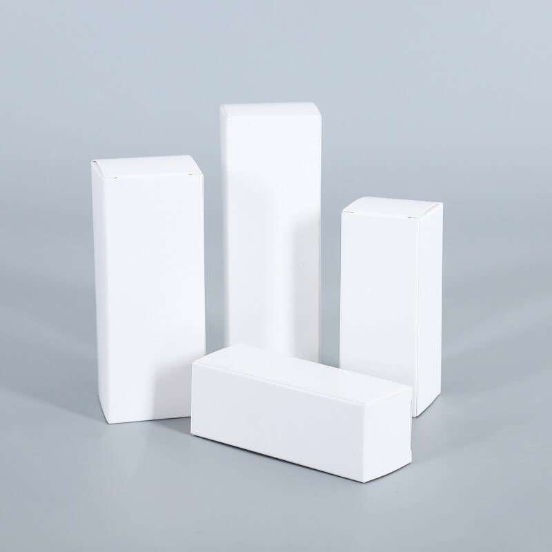 Wholesale Custom Lip Balm Box Cosmetic Packaging Box Kraft Ivory Black Paper Boxes