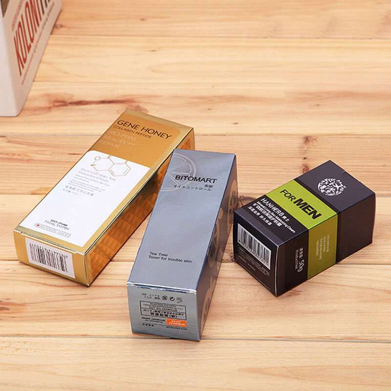 Custom Cosmetic Color Box Wholesale High-grade Box Ivory Paper Skin Care Packaging Box