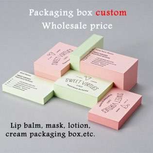 Wholesale Cosmetic Packaging Box Custom Gift Box Color Box Ivory Paper Medicine Printing