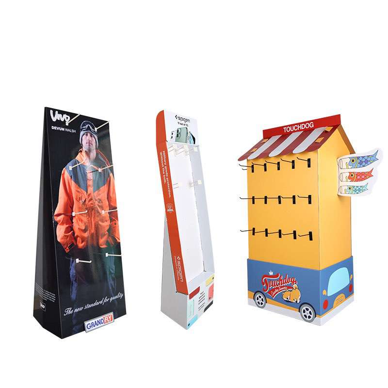 Wholesale Supermarket Display Stand Corrugated Paper PDQ Toy Box Biscuits Custom Window Display Box - Holidaypac