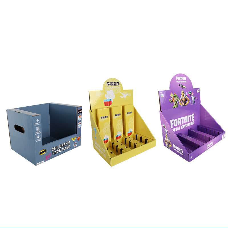 Wholesale Supermarket Display Stand Corrugated Paper PDQ Toy Box Biscuits Custom Window Display Box - Holidaypac
