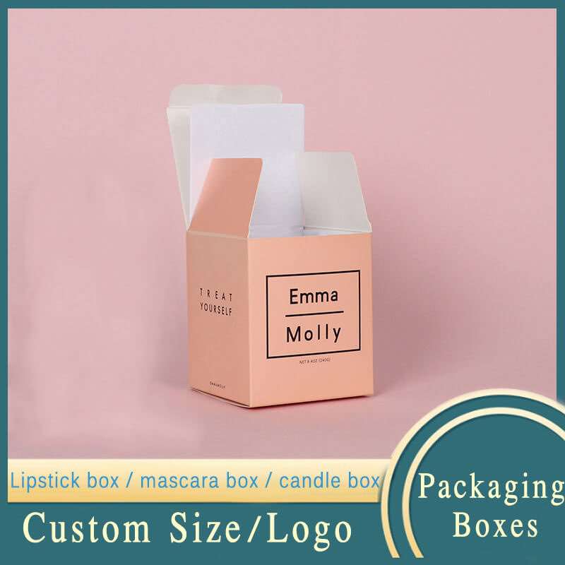 Wholesale Custom Scented Candle Packaging Box Cosmetic Box Gift Box Custom Logo