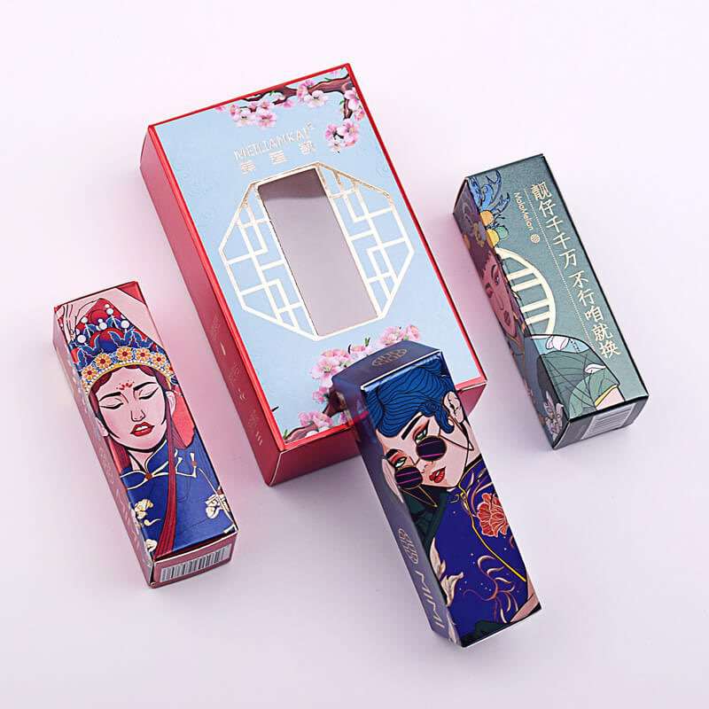 Wholesale Color Printing Packaging Box Makeup Box Mascara Paper Box Custom Lipstick Packaging Box