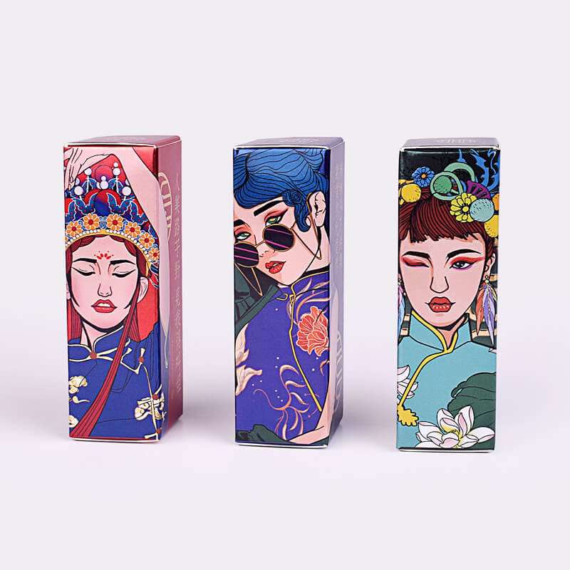 Wholesale Color Printing Packaging Box Makeup Box Mascara Paper Box Custom Lipstick Packaging Box