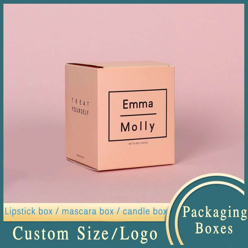 Wholesale Custom Scented Candle Packaging Box Cosmetic Box Gift Box Custom Logo